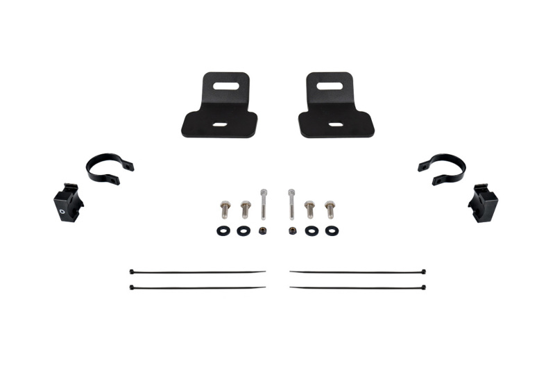 Can-Am Maverick X3 Ditch Light Bracket Kit - A-Pillar - Diode Dynamics - Stage Series - Amber - `17-`25